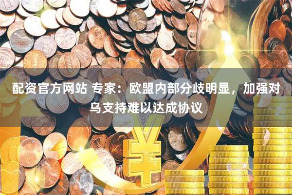 配资官方网站 专家：欧盟内部分歧明显，加强对乌支持难以达成协议
