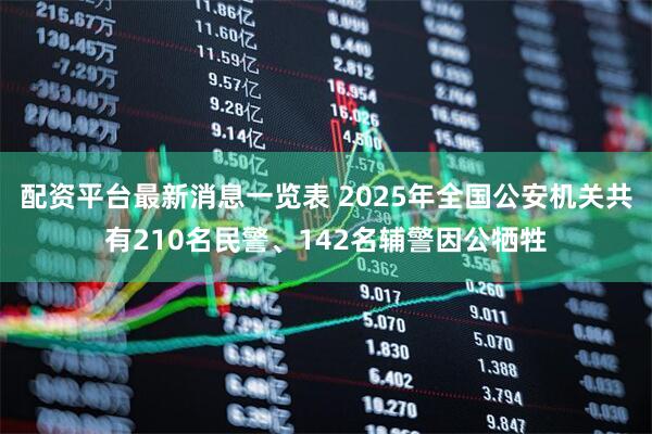 配资平台最新消息一览表 2025年全国公安机关共有210名民警、142名辅警因公牺牲