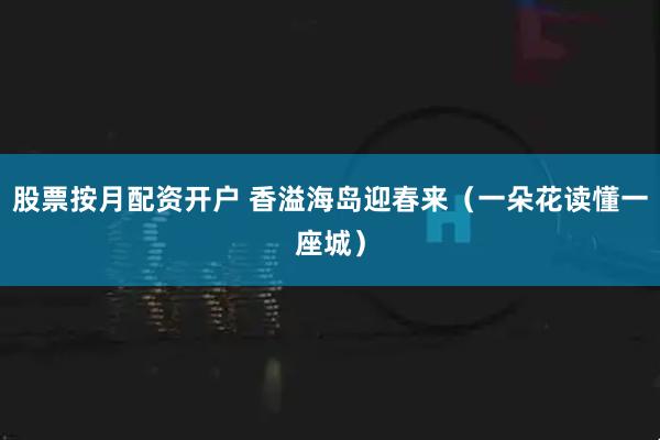 股票按月配资开户 香溢海岛迎春来（一朵花读懂一座城）