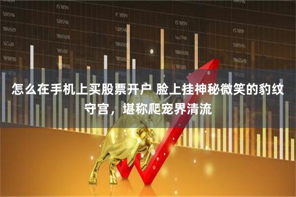 怎么在手机上买股票开户 脸上挂神秘微笑的豹纹守宫，堪称爬宠界清流